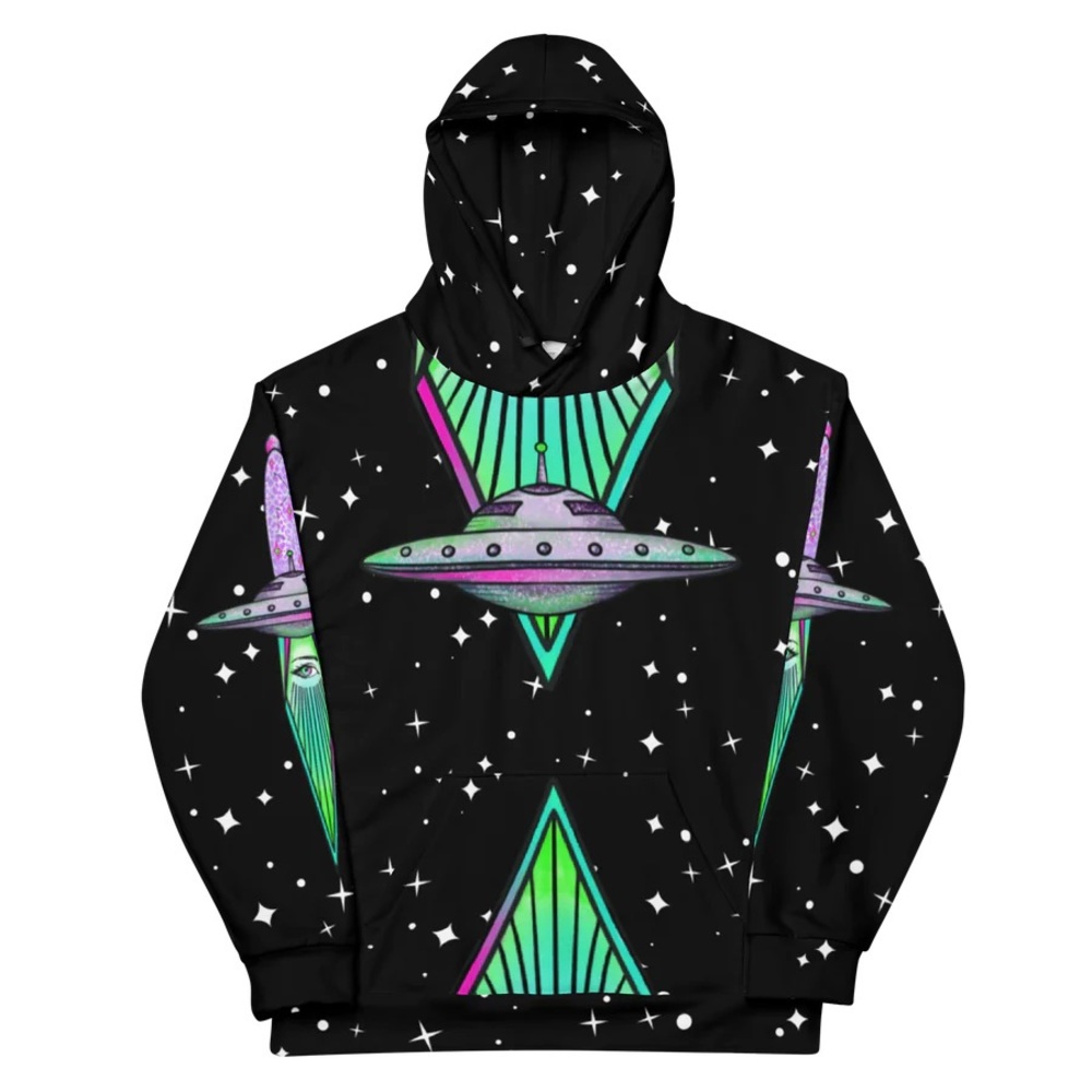 UFO Neon Dagger Hoodie